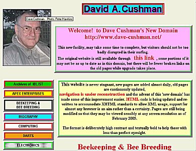 Dave Cushman's massive Beekeeping Website